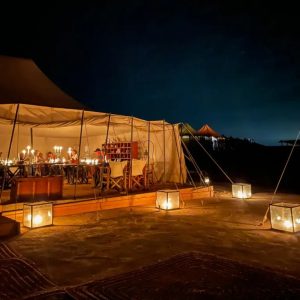 une nuit dans un camp à Agafay