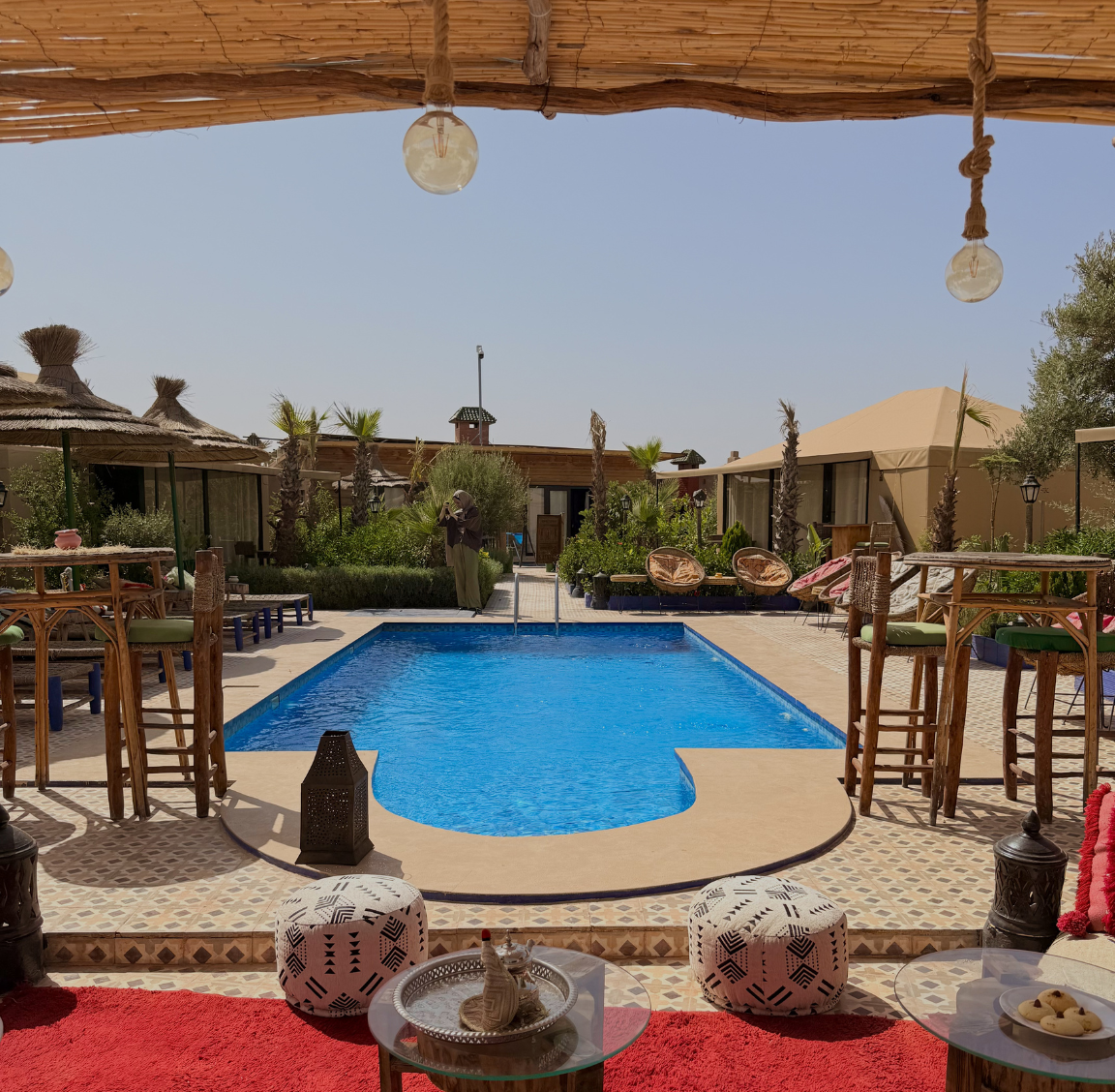 Piscine Agafay Ecolodge